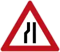 122: Road Narrows from Left