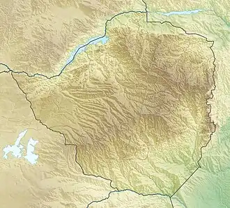Gwayi-Shangani is located in Zimbabwe