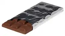 A bar chocolate