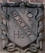 As a symbol for quicksilver