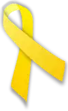 A yellow ribbon